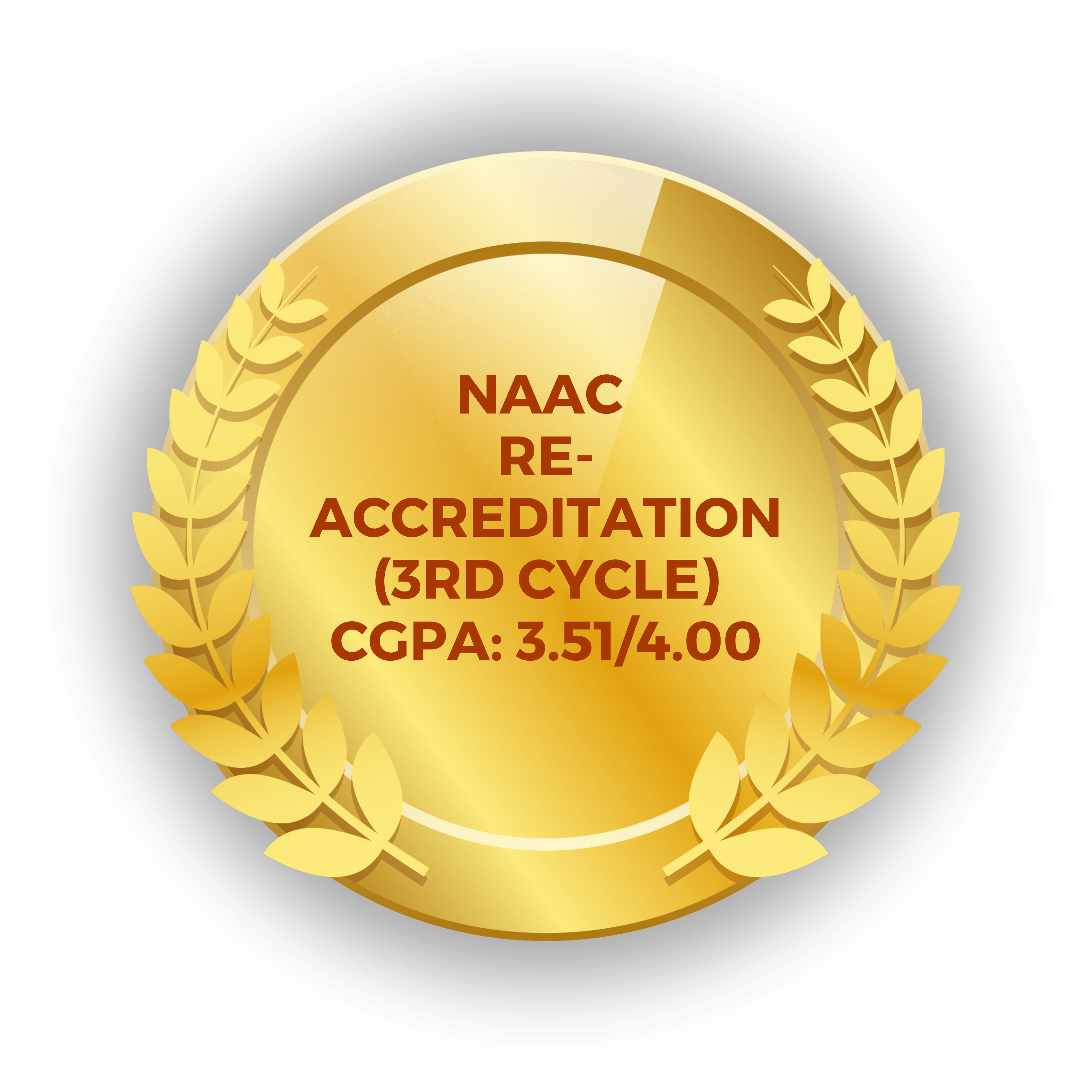 NAAC Re-Accreditation (3rd Cycle) Grade “A” CGPA 3.51/4.00