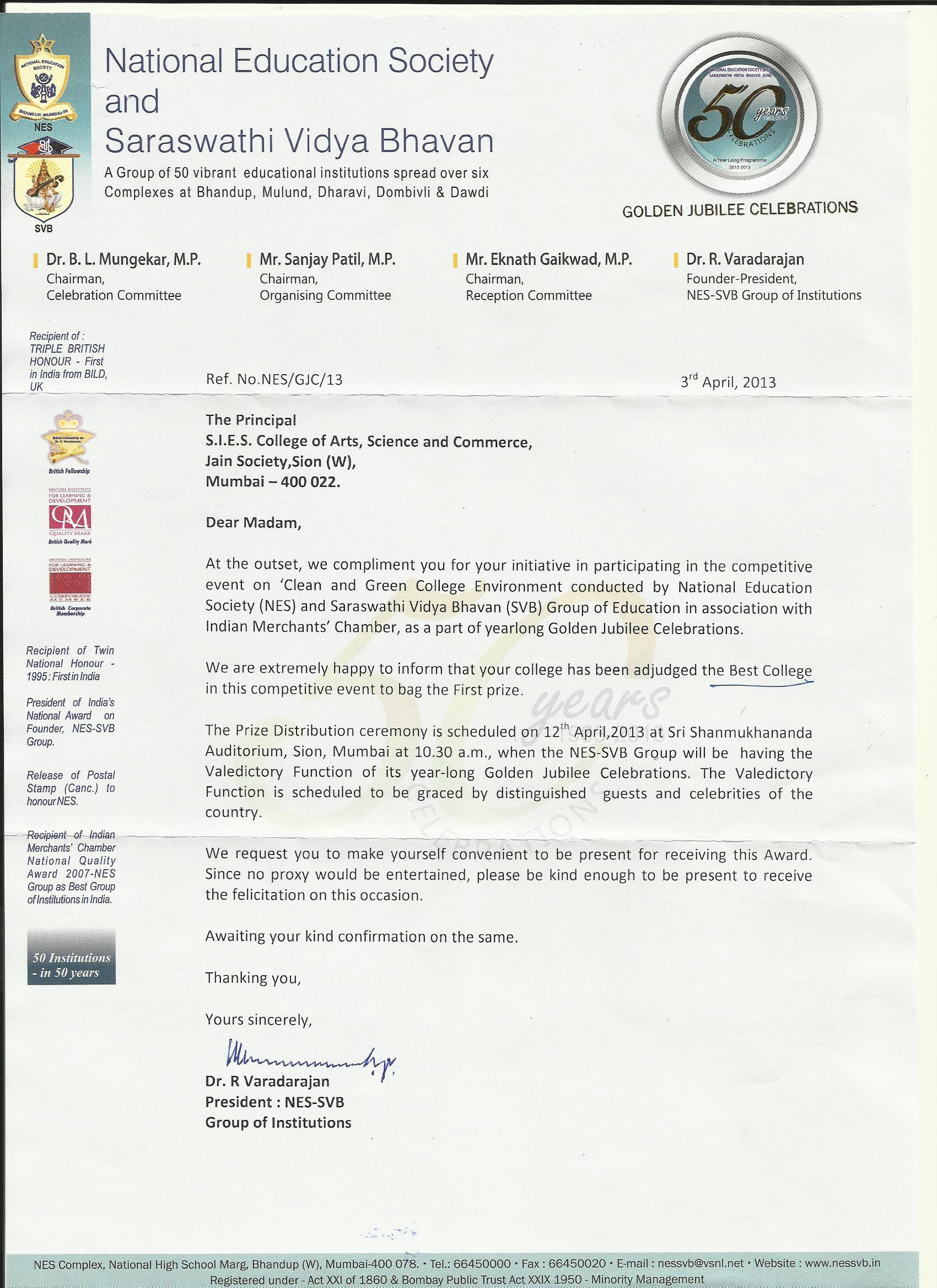 SIES College of Arts, Science & Commerce (Empowered Autonomous)